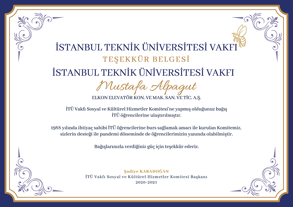 itü-teşekkür